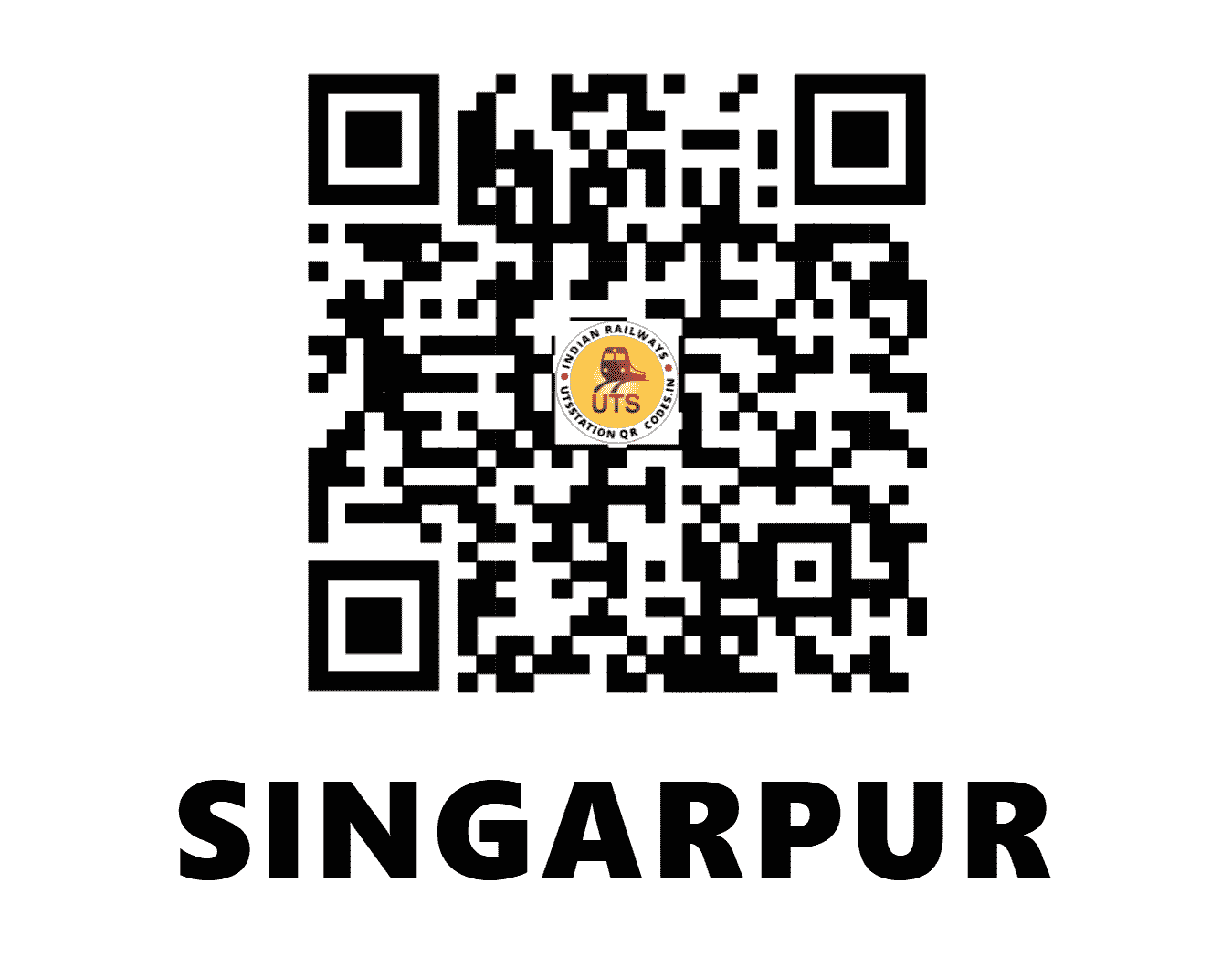 UTS QR Code for SINGARPUR - SNPR (NC - UTTAR PRADESH)